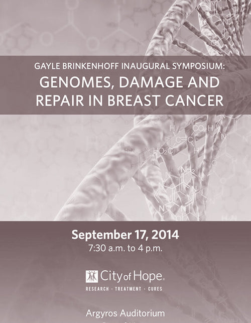 Our partner City of Hope holds the first Gayle Brinkenhoff Breast Cancer Symposium