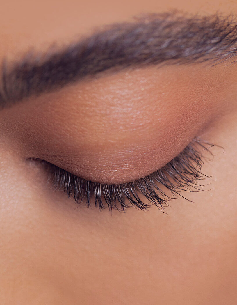Closed Eyelash Beautiful Brows
